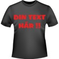  1st T-shirt m Valfri text, 155gr 